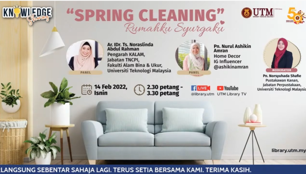 K-SHARING "Spring Cleaning" Rumahku Syurgaku