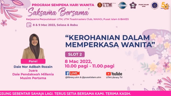 Program Hari Wanita : Kerohanian Dalam Memperkasa Wanita