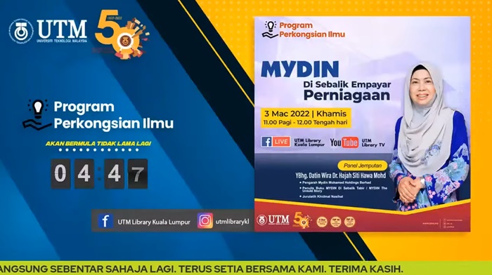 Program Perkongsian Ilmu : MYDIN Disebalik Empayar Perniagaan