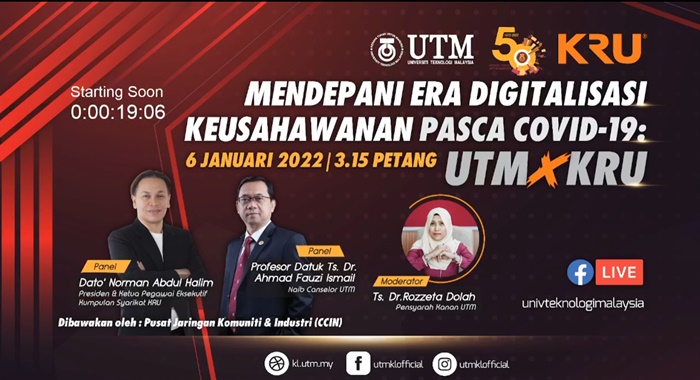 MENDEPANI ERA DIGITALISASI KEUSAHAWANAN  PASCA COVID-19