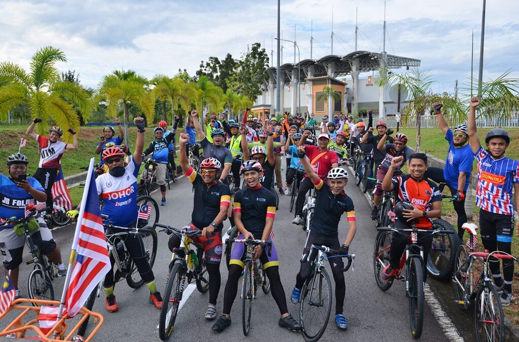 Merdeka Ride10.1 KM Berbasikal Sekitar UTM JB Pada 4 Ogos 2020