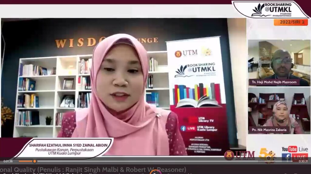 BookSharing @UTMKL 2022/Siri 2 pada 10 Febuari 2022 ( Bahagian 1 )