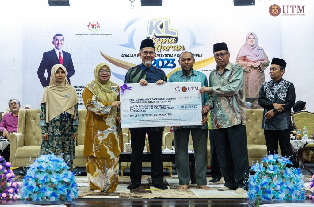 Penyerahan Cheque UTM Majlis Khatam Al-Quran Perdana dan Penutupan Program KL Gema Al -Quran