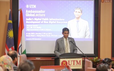 Ambassador Global Lecture – India Digital Public Infrastructure: Development of New Digital Ecosystem pada 31 Julai 2023