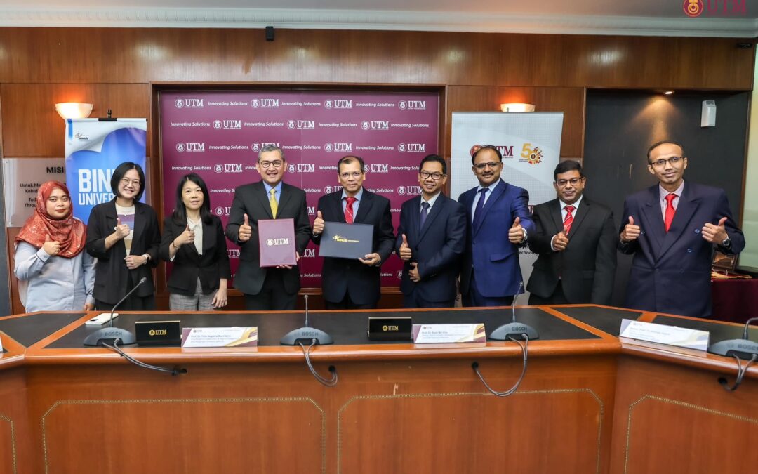 Memorandum Of Understanding (MoU) Signing Ceremony Between Universiti Teknologi Malaysia (UTM) And Bina Nusantara University (BINUS)