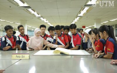 Lawatan Ke Perpustakaan Sultanah Zanariah Bagi Program Lawatan Sambil Belajar SMK Taman Molek Ke UTM Johor Bahru