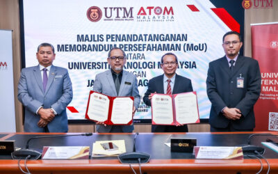 Majlis Penandatanganan Antara Universiti Teknologi Malaysia (UTM) Dengan Jabatan Tenaga Atom Malaysia