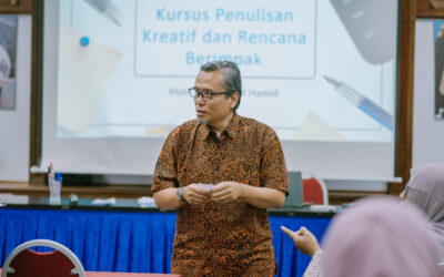 Kursus Penulisan Kreatif & Rencana Berimpak bertempat di Dewan Al-Ghazali, MSI, Universiti Teknologi Malaysia (UTM), Johor Bahru